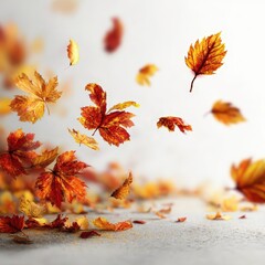 Falling Autumn Leaves