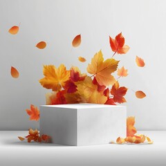 Autumn Leaves Product Pedestal