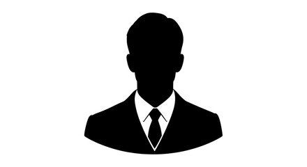 the unseen executive a black and white portrait of subtle power, isolated on transparent background