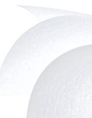 Abstract white curves