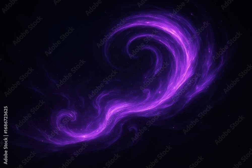 Poster abstract nebula: a breathtaking image of an abstract nebula swirls and dances in a cosmic ballet, it