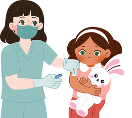 kid getting vaccination immunization 