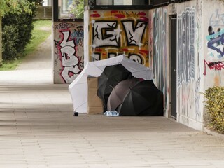 Homeless in Hamburg