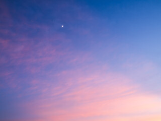 Sky sunset evening sunrise cloud weather dramatic landscape goldent and indigo color gradient pastel horizon, twilight yellow golden reflection morning nature environment energy ecosystem change