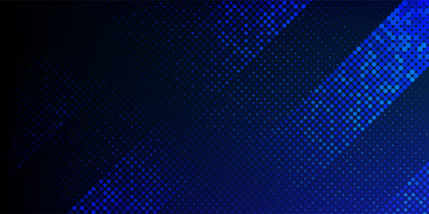 Digital technology background. Digital data square blue pattern pixel background. modern creative trendy design