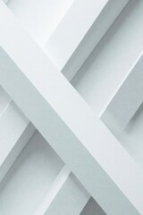Intersecting white and gray stripes, creating a dynamic abstract effect , visual, canvas