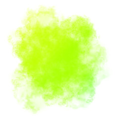 abstract green smoke