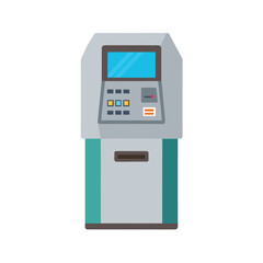 Automated Teller Machine ATM Icon Keywords: ATM, automated teller machine, cash machine