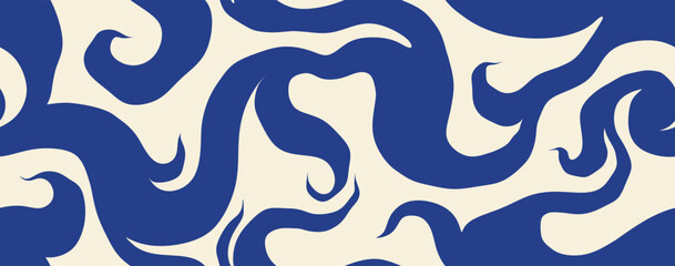 Abstract ethnic tribal seamless wallpaper seamless pattern.