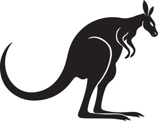 Kangaroo vector illustration in Australia