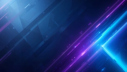 Obraz premium Dynamic abstract futuristic lines illuminate modern tech and digital innovation