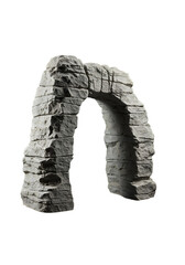 Isolated Stone Archway Illustration on Transparent Background