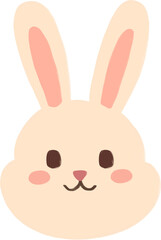 Cute Easter Bunny. Easter signs are hand drawn.