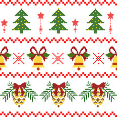 Christmas Seamless Pattern For Card