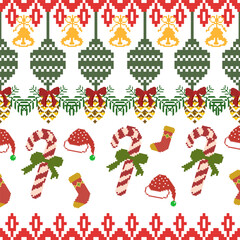 Christmas Seamless Pattern For Card