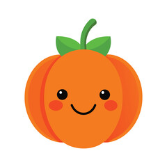 Happy Pumpkin Vector Design for Halloween
