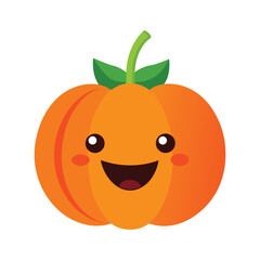 Happy Pumpkin Vector Design for Halloween
