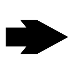 Pointer icon vector. Arrow illustration sign. direction symbol. Route logo. Course mark.