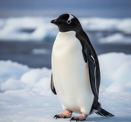 Obraz premium penguin in antarctica
