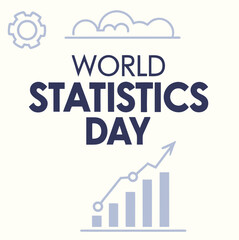 Fototapeta premium world statistics day