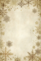 Vintage Christmas Journal Page &ndash; Linen Texture &mdash; Aged Paper #181