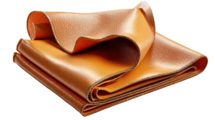 Leather's Allure: A detailed close-up unveils the luxurious texture of high-quality leather, showcasing its rich color and inviting tactility. 