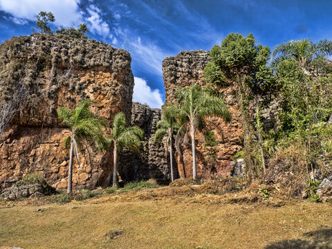 Brazil, Vila Velha State Park in the city of Ponta Grossa which is famous for its unique whistling equipment.