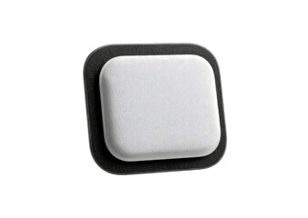 Square padded device, likely for support or protection