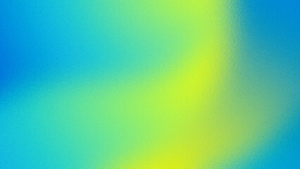 Abstract gradient background with blue and yellow pixelated texture