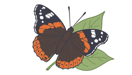 butterfly, isolated, white, wing, animal, fly, beauty, yellow, macro, nature, vector, ai, illustraition, png, png icon,