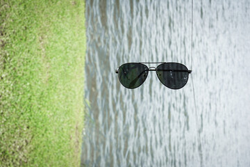 sunglasses on the beach