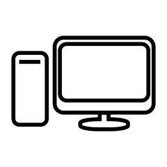 Desktop computer icon