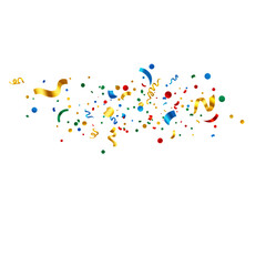 Vibrant Confetti Explosion: Festive Celebration Background