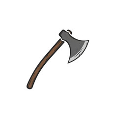 Pixel Art Axe: A Striking Digital Illustration