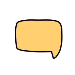 Naklejka premium speech bubble icon