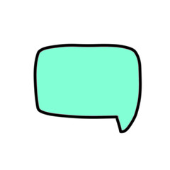 Naklejka premium speech bubble icon