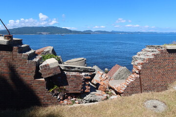 友ヶ島の第二砲台