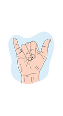 Understanding the symbolic meaning of the shaka hand gesture popular in surfing and beyond