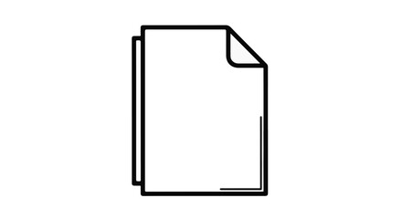 Blank document pages stacked, ready for information or design