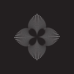 Halftone Effcet. People can watch allover the world.