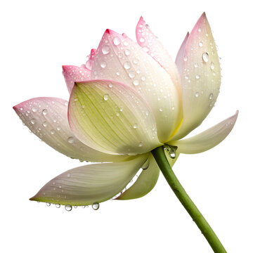 Raw kamal kakri lotus stem isolated on a transparent background png