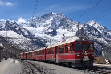 Bernina Express: Glacial Train Journey on the Rhaetian Railway from Morterarsch to Bernina