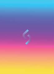 Sleek Tech Logo on a Dynamic Gradient Background