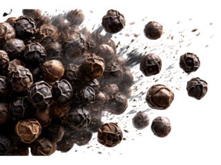 Unleash bold flavor with this heap of aromatic black peppercorns, perfect for culinary creations, spice blends, and adding a zesty kick to any gourmet dish, inviting taste buds