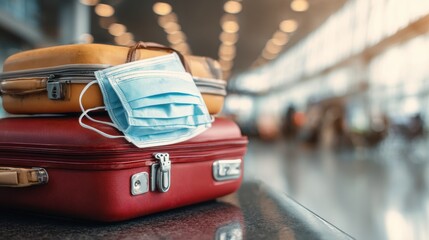 travel bags face mask airport