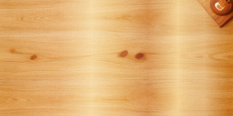 Natural Light Wood Grain Texture Background with Soft Wooden Planks – Retro Rustic Table Surface for Product Mockups, Presentation Design, Banners, Websites, and Minimal Aesthetic Templates
