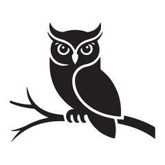vector illustration of a owl