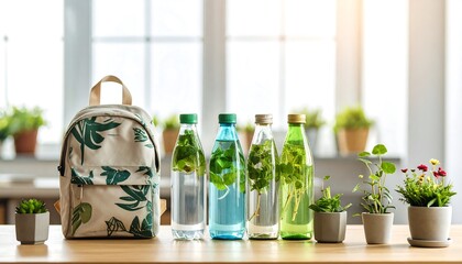 School Supplies & Healthy Drinks