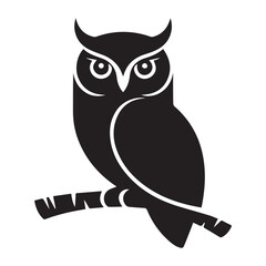 owl sitting on a branch