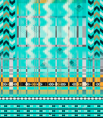 front back sleeve digital print pattern